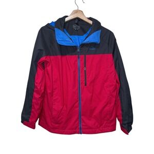 L.L. Bean Jacket Adventure Seeker Girls XL 18‎ Full Zip Hooded Windbreaker